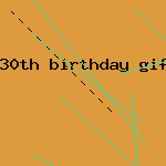 30th birthday gift ideas
