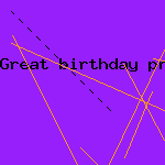 great birthday presents
