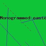 monogrammed easter basket
