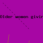 older women giving head