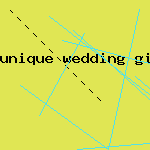 unique wedding gift